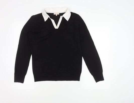Soon Women's Black Pullover Jumper Size 14