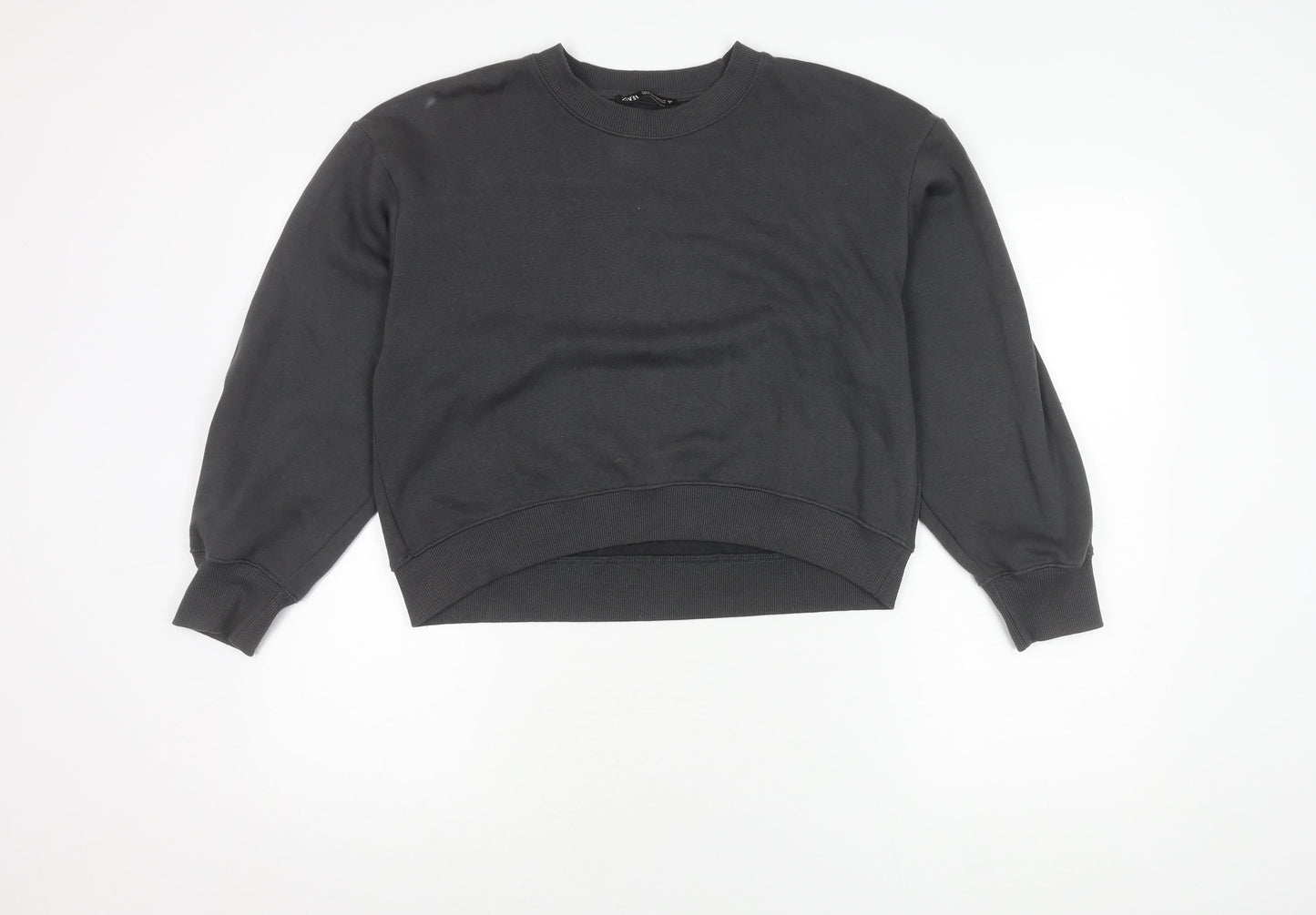 Zara Women's Black Pullover Jumper Size 12