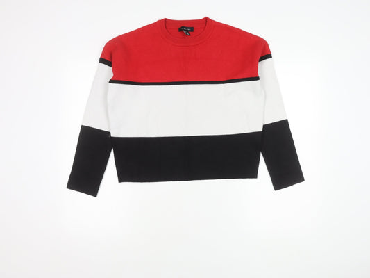 New Look Women's S Red Pullover Jumper
