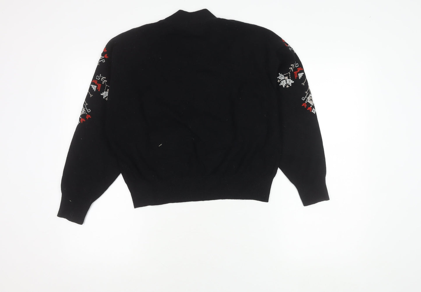 New Look Women's Black High Neck Jumper M