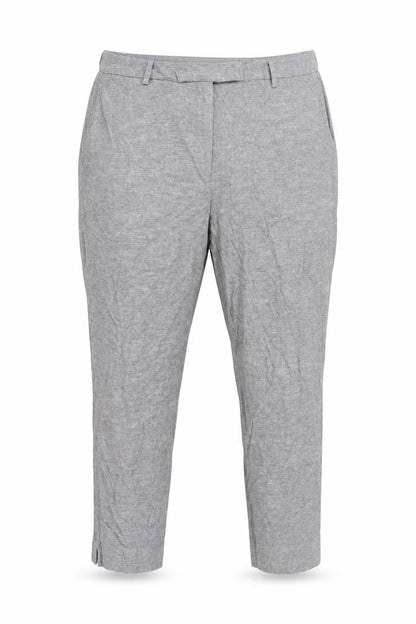 Front view of Marks & Spencer Men's Grey Regular Trousers
