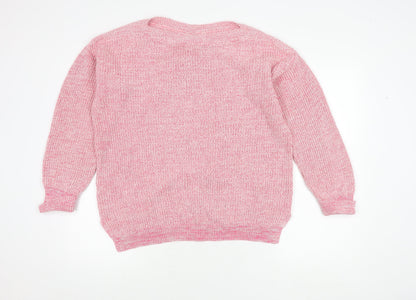 Additional front view of Marks & Spencer Pink Women's Jumper, size L