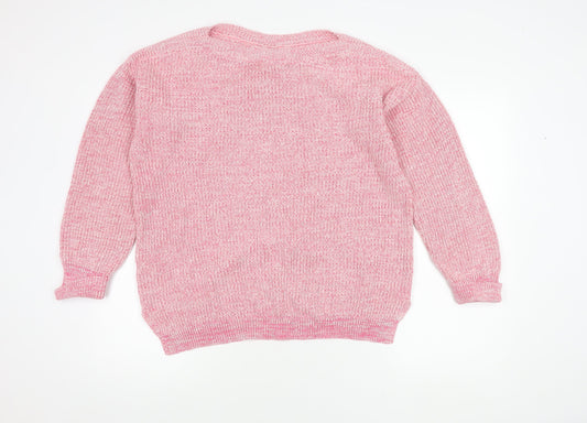 Marks and Spencer Pink Women's Jumper Size L