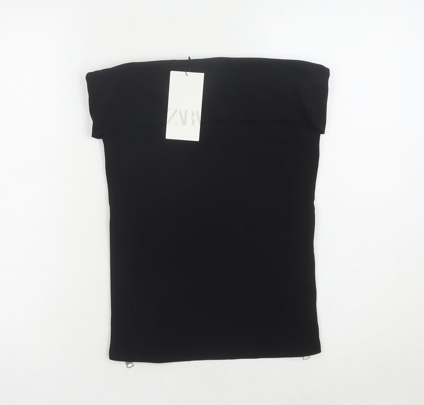 Zara Women's Black Solid Top, Size S