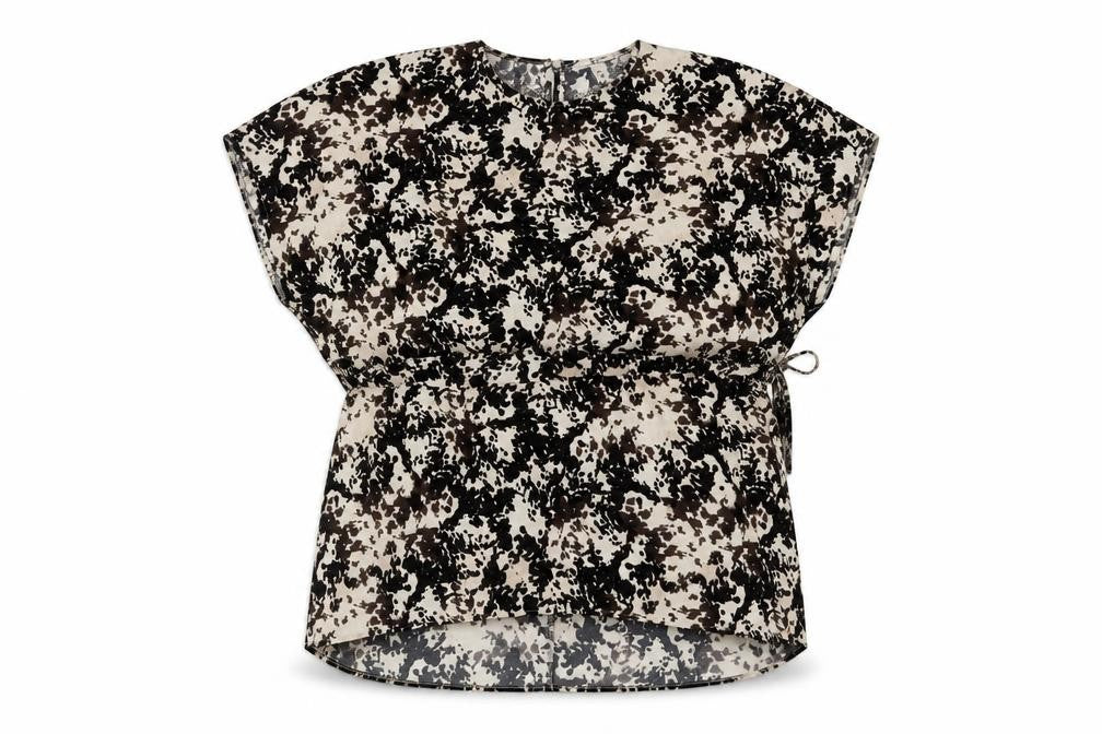 Tu Women's Multicoloured Size 10 Animal Print Top