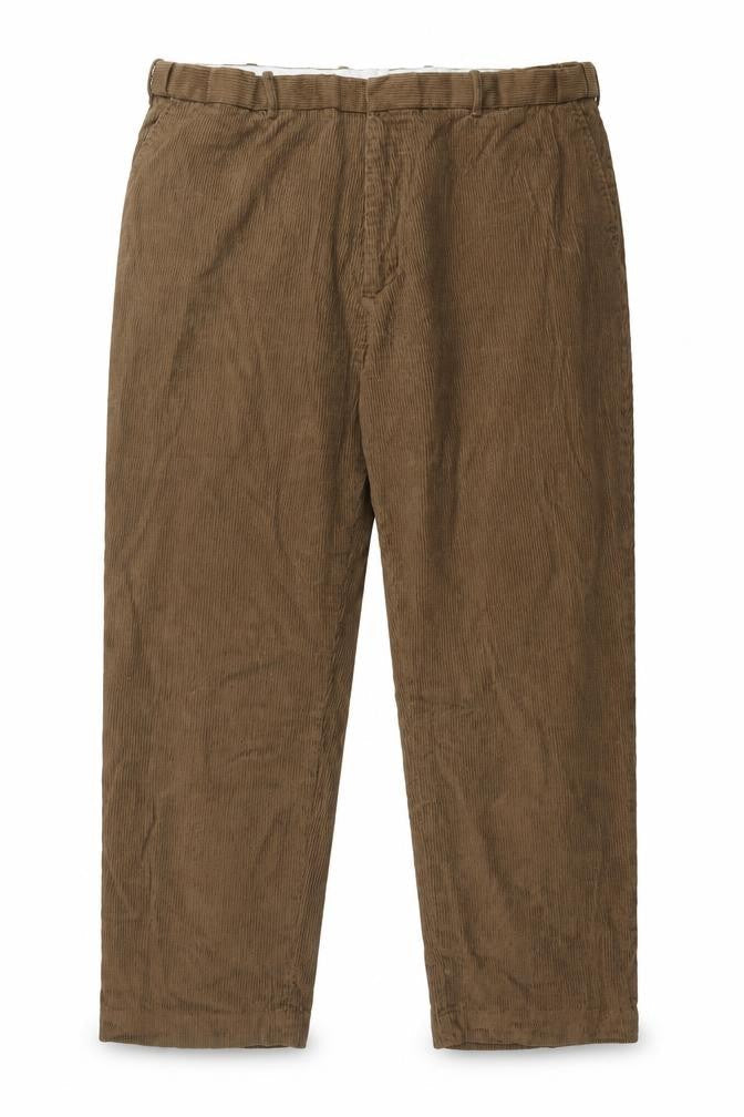 Pegasus Men's Brown Corduroy Trousers Size 46