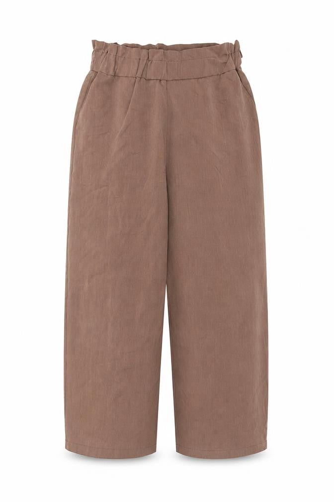 Noisy May Women's Brown Paperbag Trousers, M