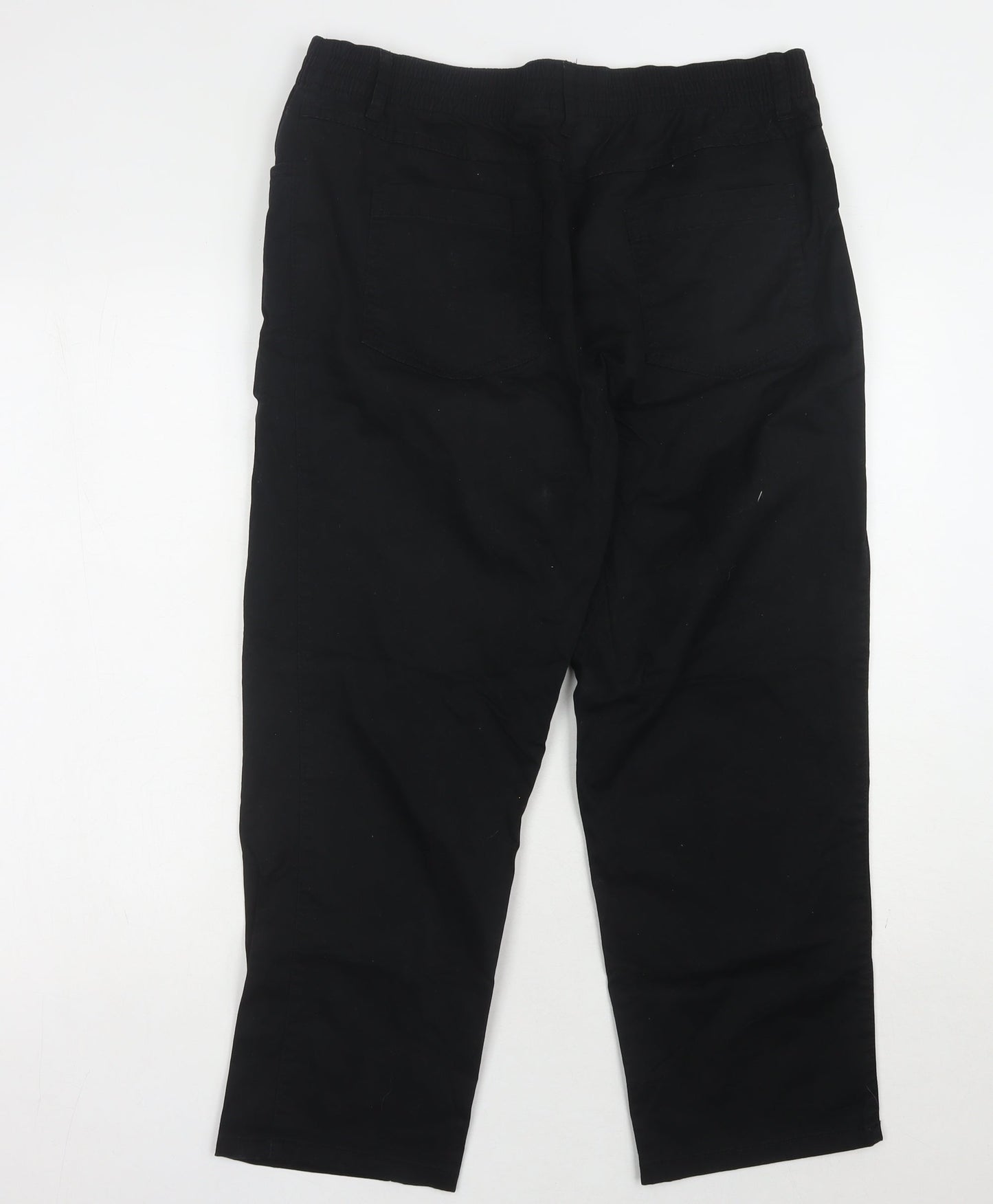 bpc bonprix Women’s Black Trousers, Size 20, Elastic Waist
