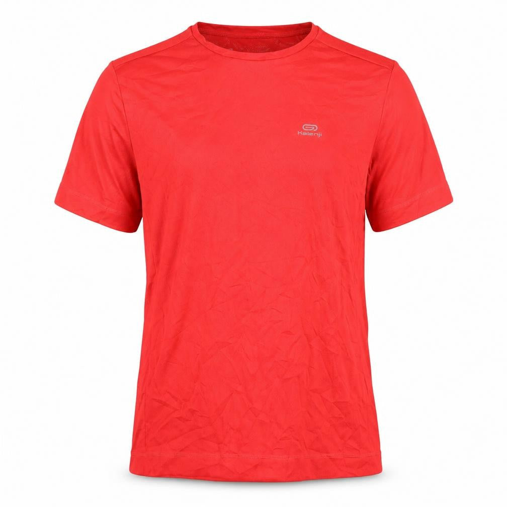 Decathlon Men's Red L T-Shirt, Running, Breathable