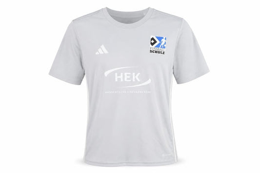 Front view of Adidas Men's Grey Football Jersey M