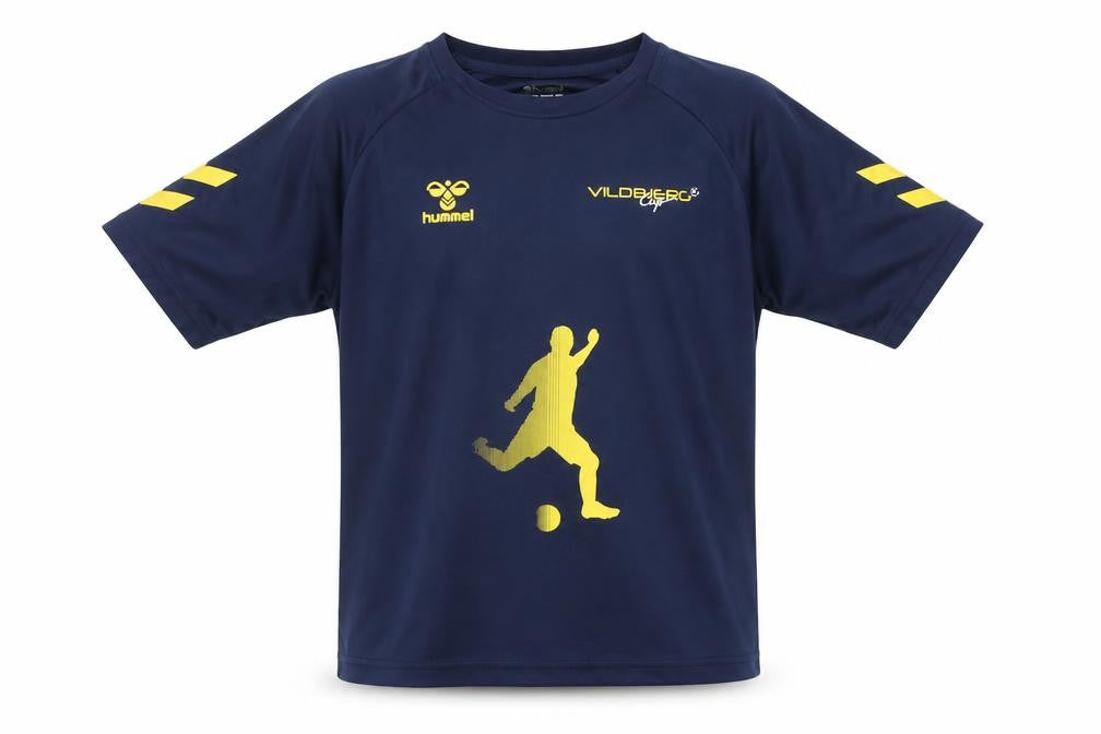Hummel Boys Blue Football T-Shirt, 12-13 Years, Athletic Jersey