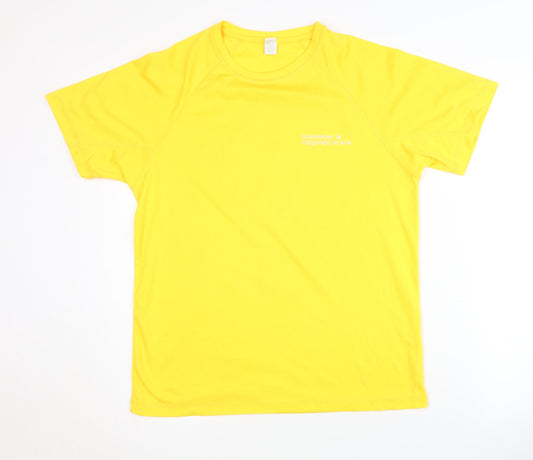 JHK Yellow Men's M Sport T-Shirt