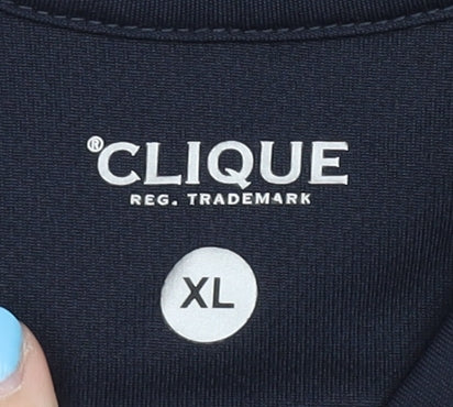 Clique Men’s Black Cycling T-Shirt XL with Logo