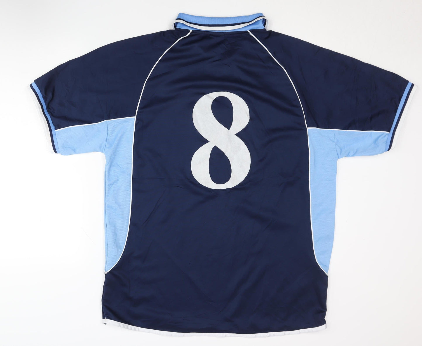 Müller Men's XL Blue Football Jersey Short Sleeve