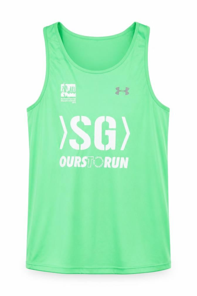 Under Armour Men's Green Tank Athletic M
