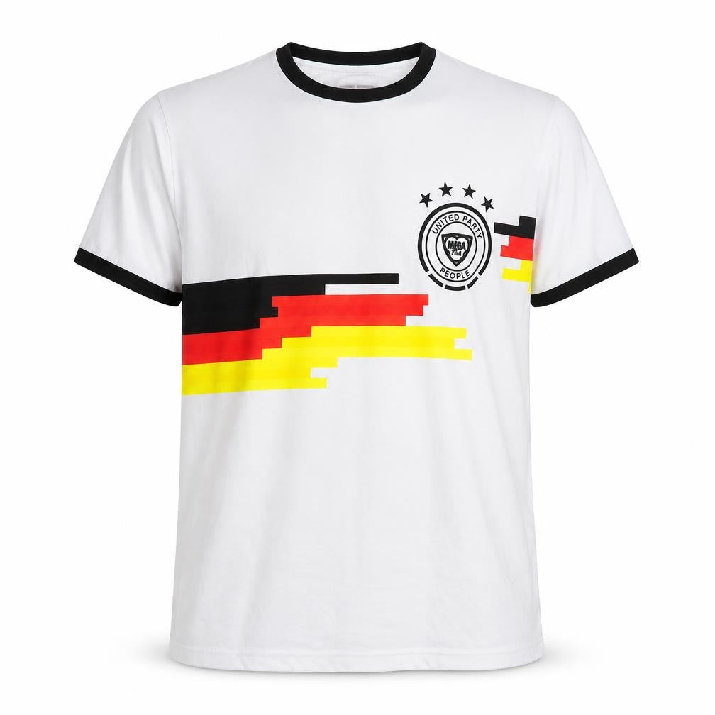 Mega Park Men's White Graphic T-Shirt L