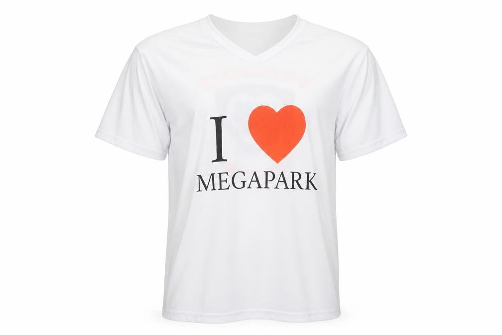 Mega Park Unisex White T-Shirt L Party Fun