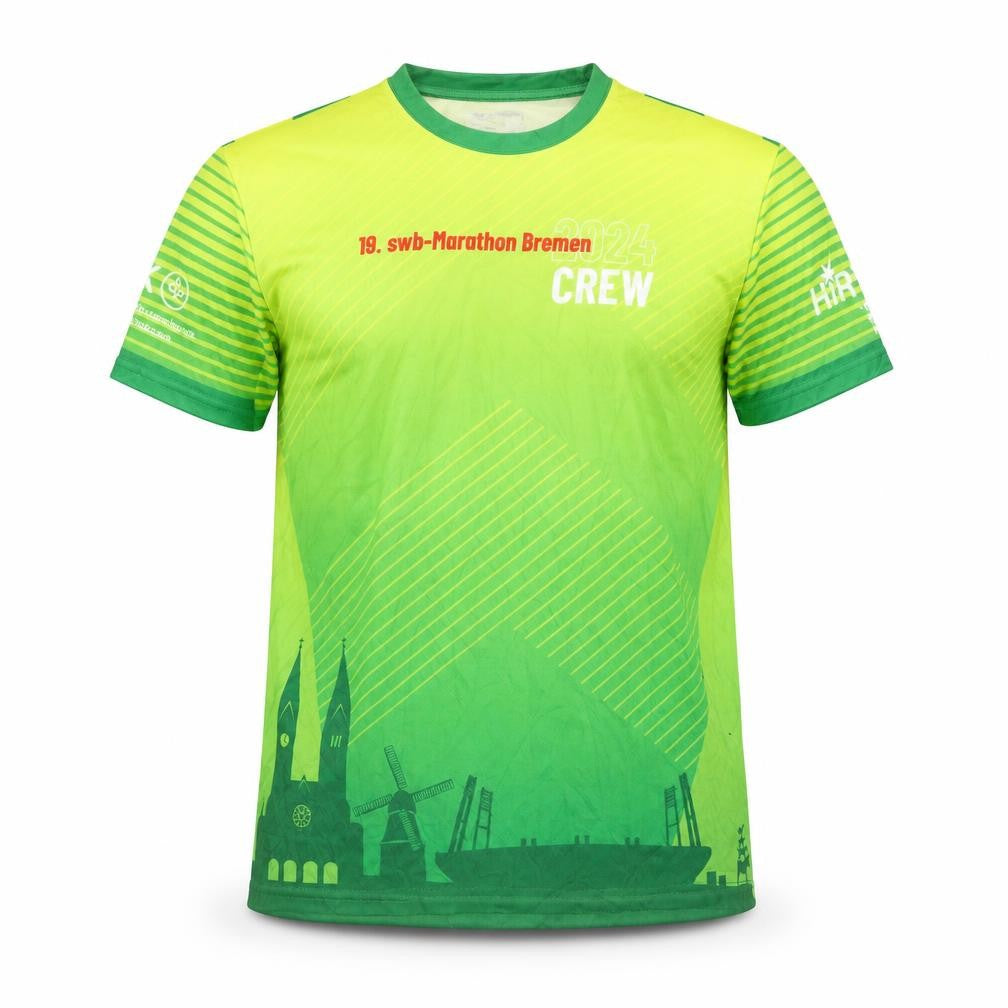 Pole Position Men's Green M Running T-Shirt Jersey