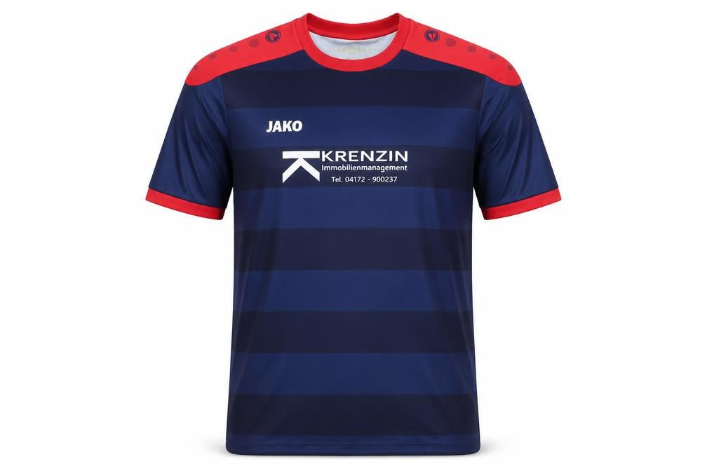 Jako Men's Blue Football Jersey L