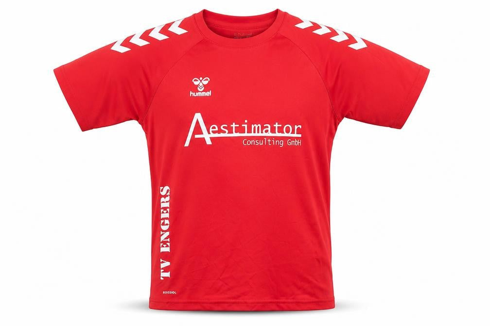 Hummel Boys Red Handball T-Shirt, All Seasons, Size 9-10