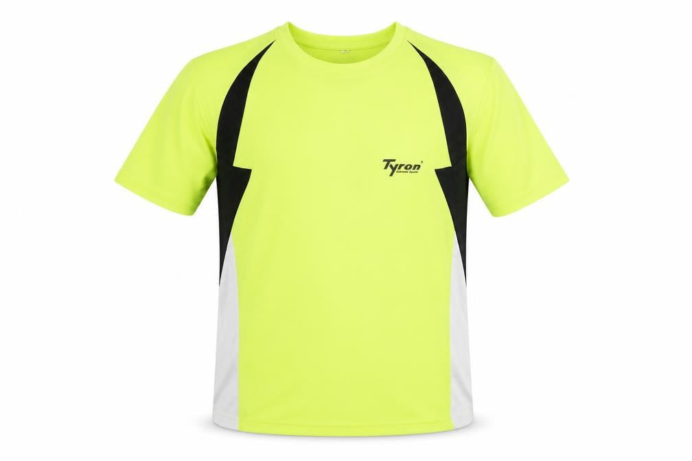 Tyron Unisex Yellow Running T-Shirt, Size S