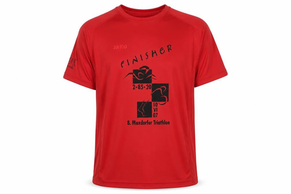 JAKO Men's Red L Jersey T-Shirt for Triathlon