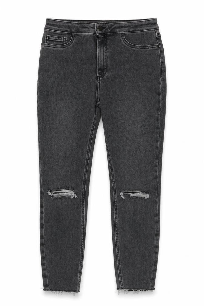 New Look Girls Black Skinny Jeans Size 10 Ripped