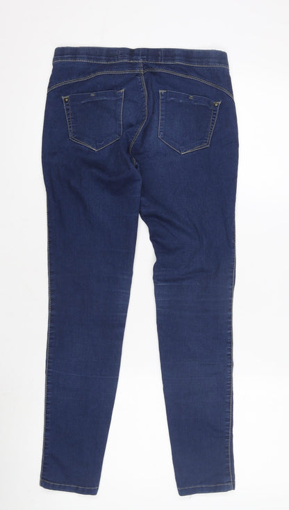 Back view of Denim Co. Women's Blue Jegging, size 6, Casual Trousers