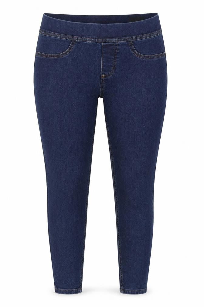 Tu Women's Blue Jegging 8 Elastic Waist Denim