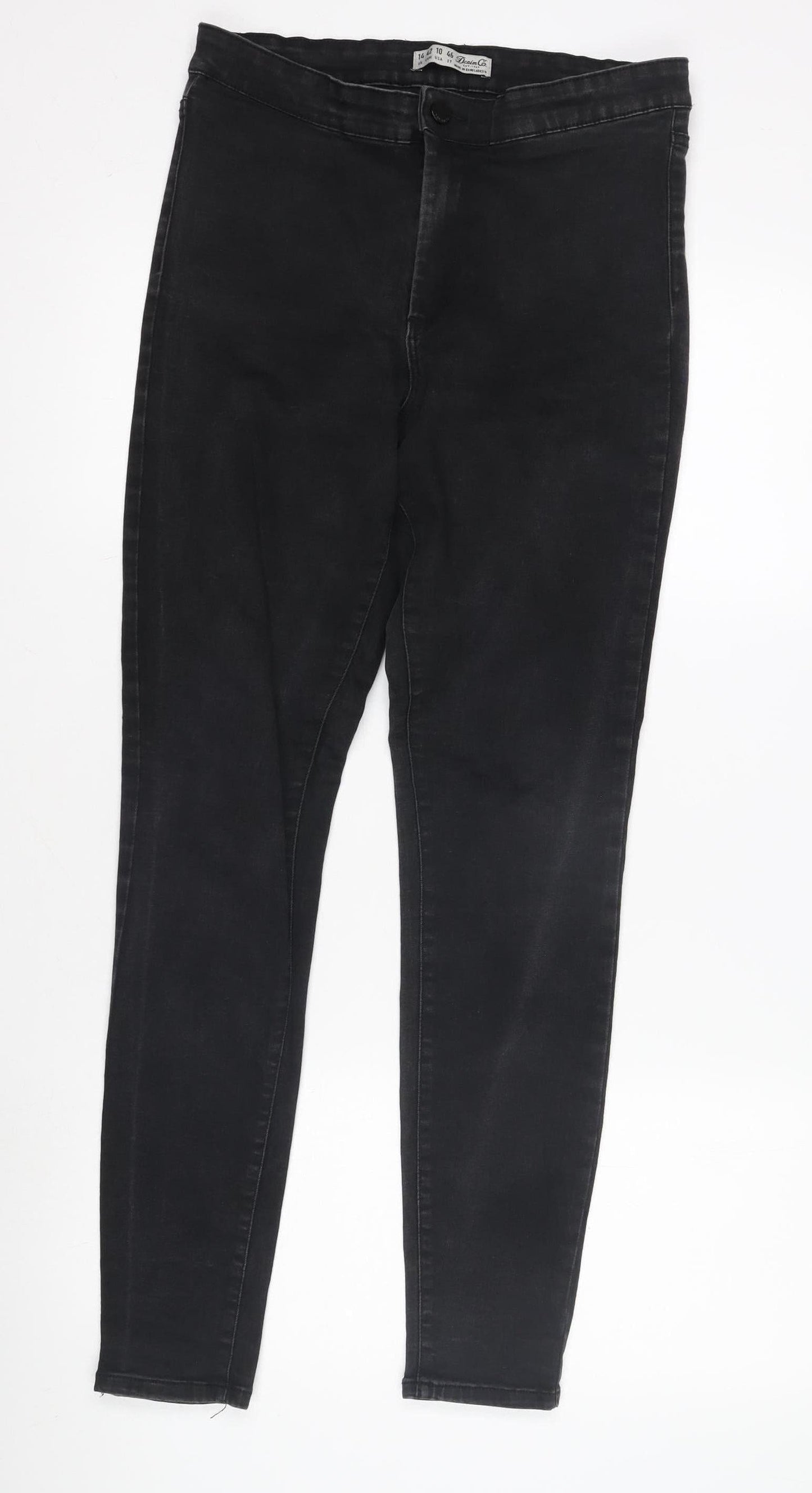 Denim Co Women’s Black Skinny Jeans Size 14