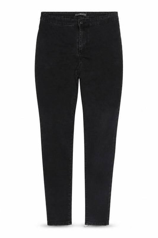 Denim Co. Women's Black Skinny Jeans, Medium, Stretch Denim