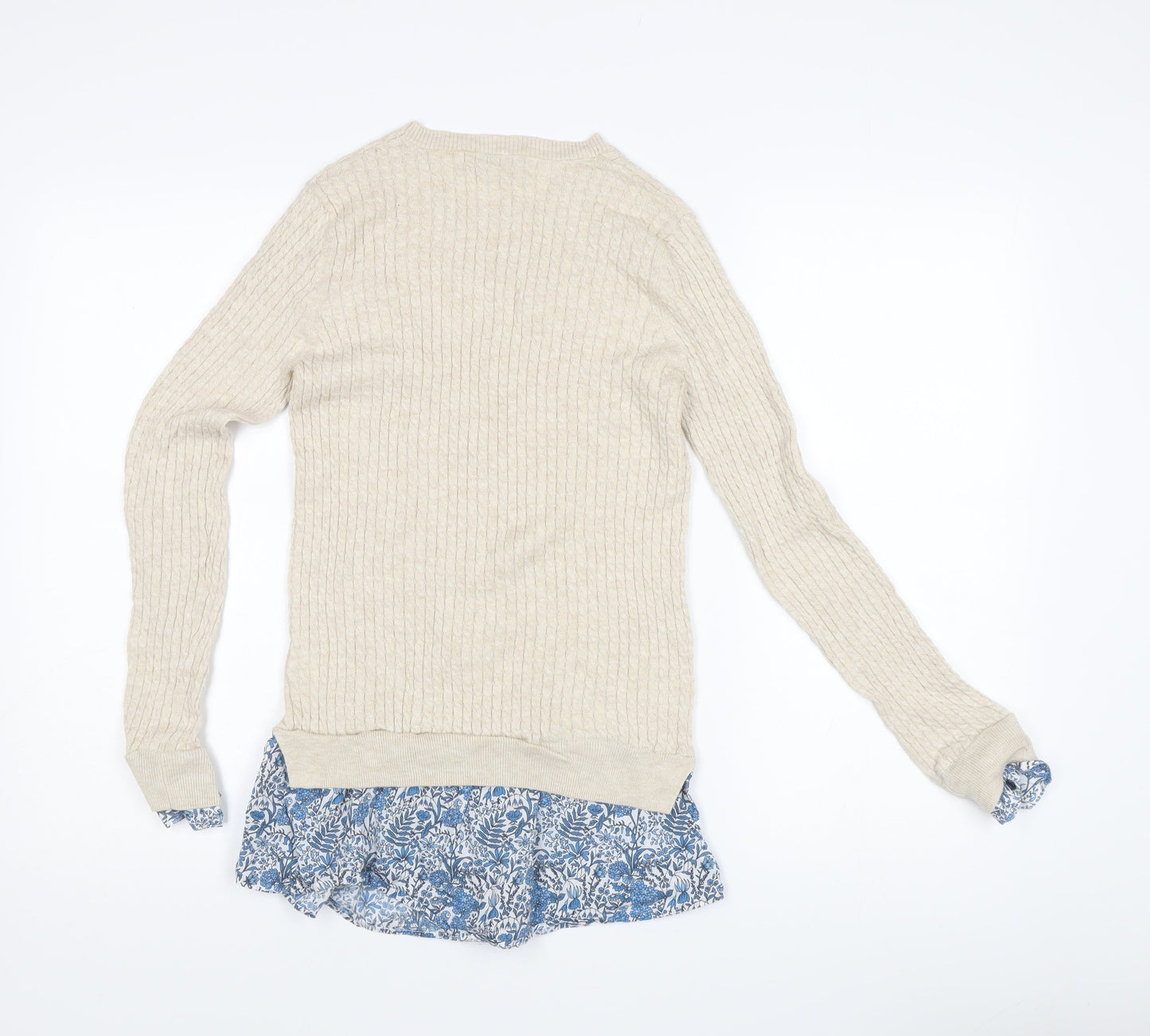 Next Women's Beige Pullover Knit Jumper, Size M