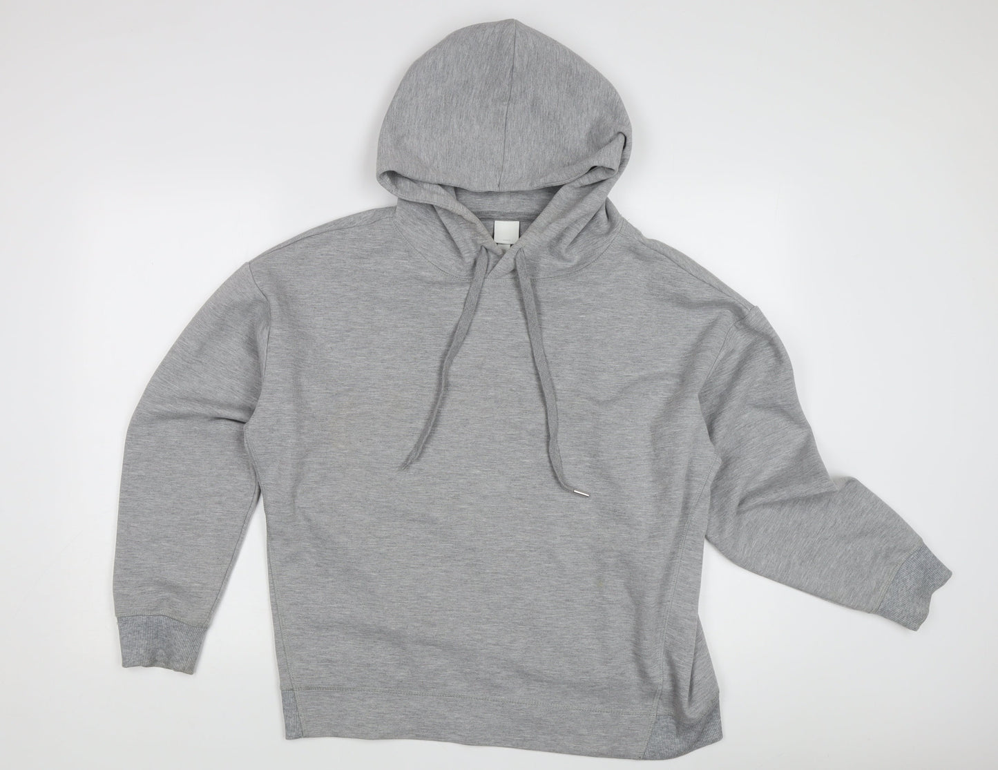 H&M Men's Grey Hoodie, Size S, Lightweight Pullover