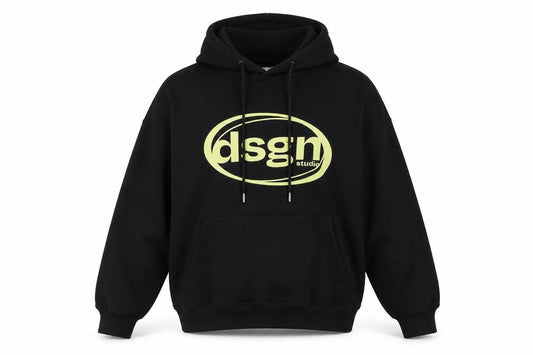 Boohoo Women’s Black Logo Pullover Hoodie Size S