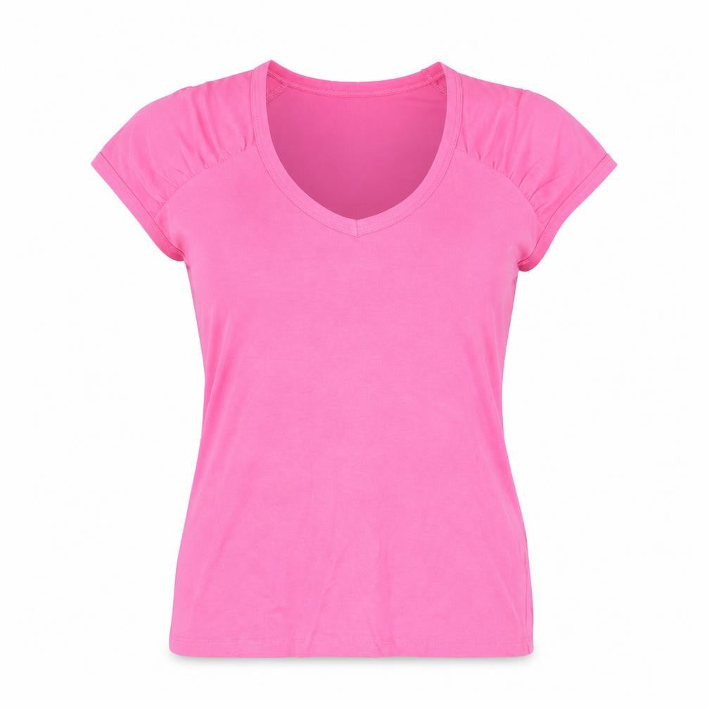 Neutral Territory Women's Pink V-Neck Top, Size 18