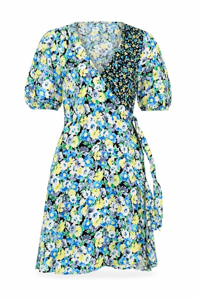 George Women's Floral Wrap Dress Multicoloured Size 8
