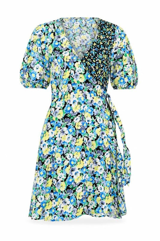 George Women's Floral Wrap Dress Multicoloured Size 8