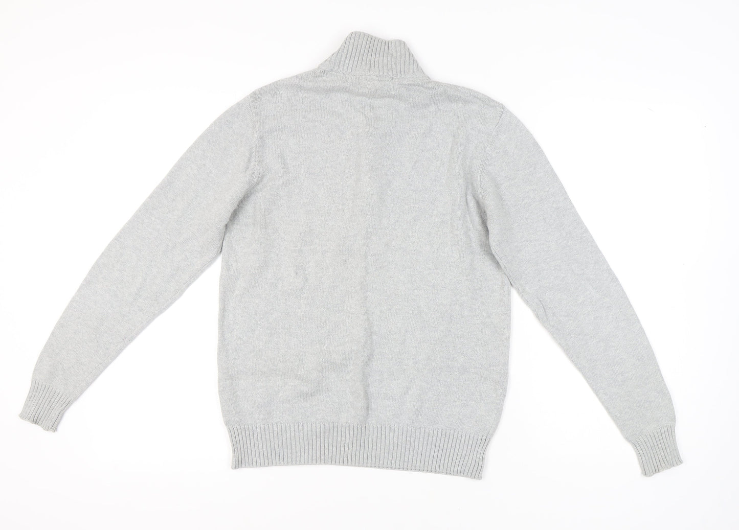 Kensington Dockside Men's Grey Full Zip Jumper, S