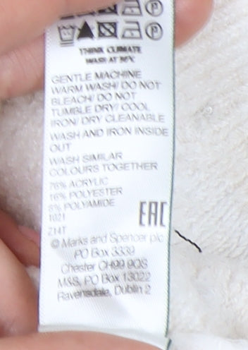 Marks and Spencer Women’s Ivory M Pullover Jumper