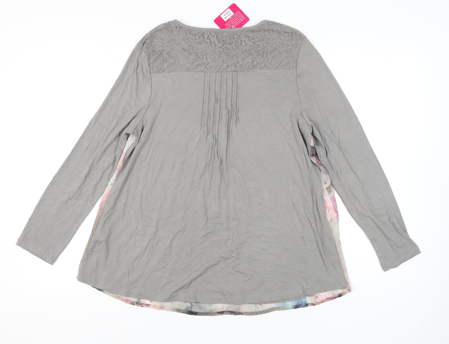 Together Women Multicoloured Tunic Size 14 V-Neck