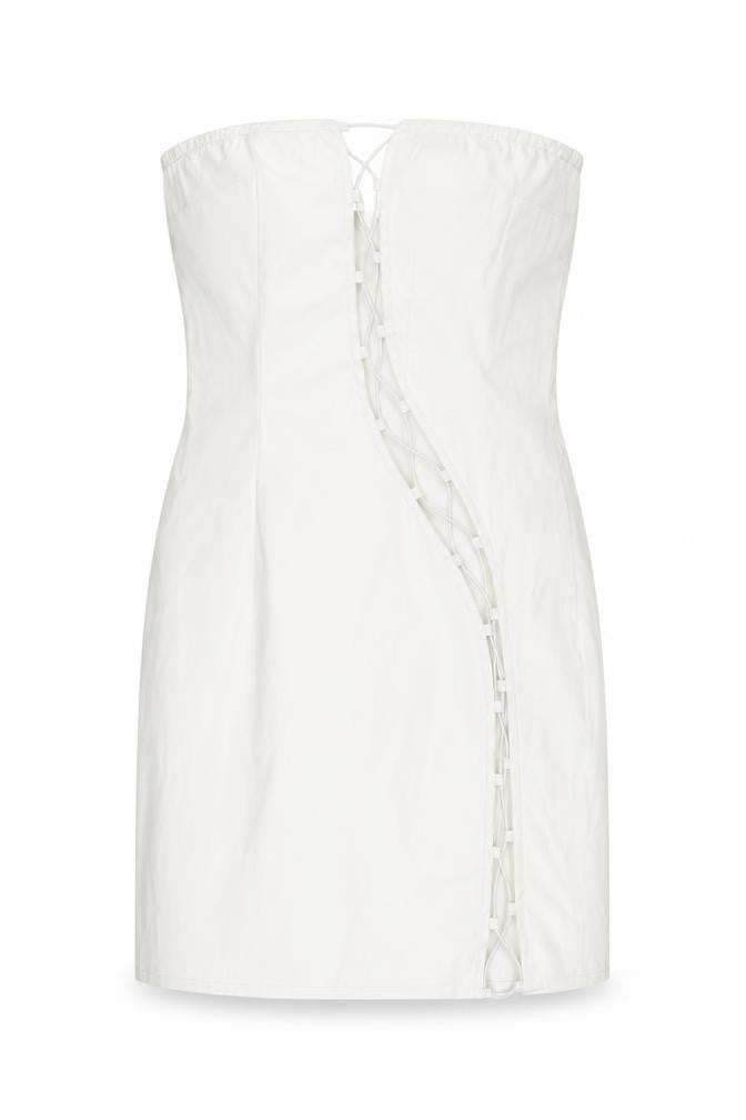 PRETTYLITTLETHING White Mini Dress Size 10 Women