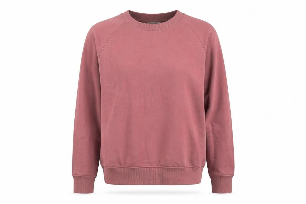 H&M Womens Pink Pullover Sweatshirt - Size S, Crew Neck