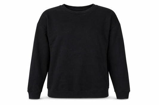 ASOS Women's Black Cotton Pullover Sweatshirt Size 12