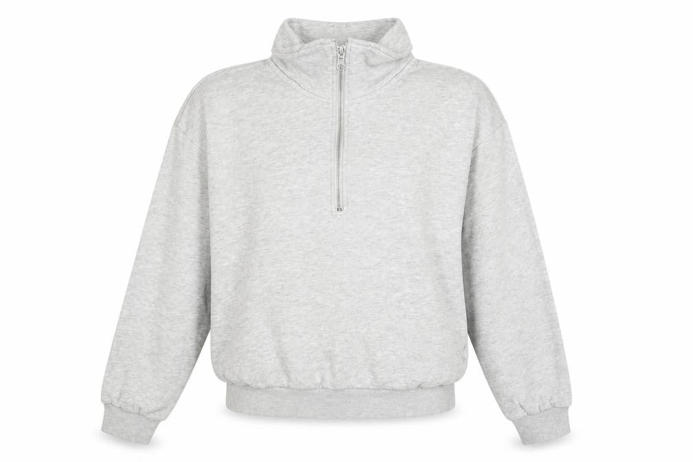 H&M Women's Grey Pullover Sweatshirt Size S