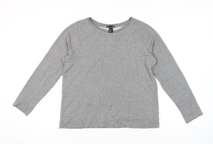 H&M Women's Grey Sweatshirt Size 12 Pullover Crew Neck