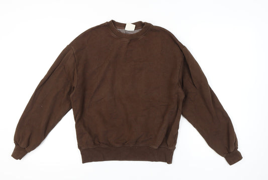 Pull&Bear Women’s Brown XS Pullover Sweatshirt