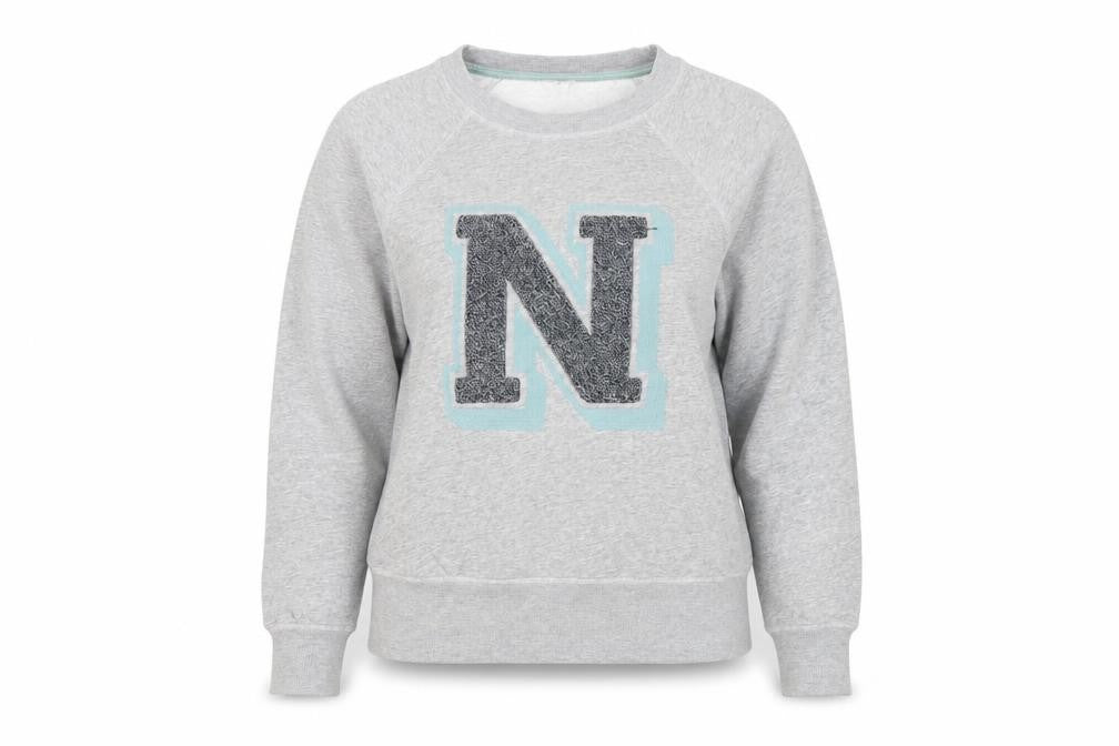 Next Grey Women's Medium Pullover Sweatshirt
