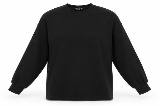 New Look Women’s Black Pullover Sweatshirt, Size S