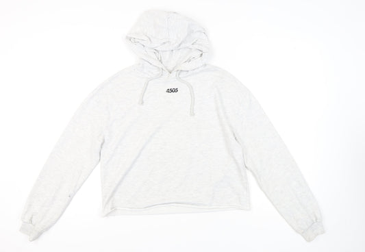 ASOS 4505 Women's Grey Pullover Hoodie Size 8
