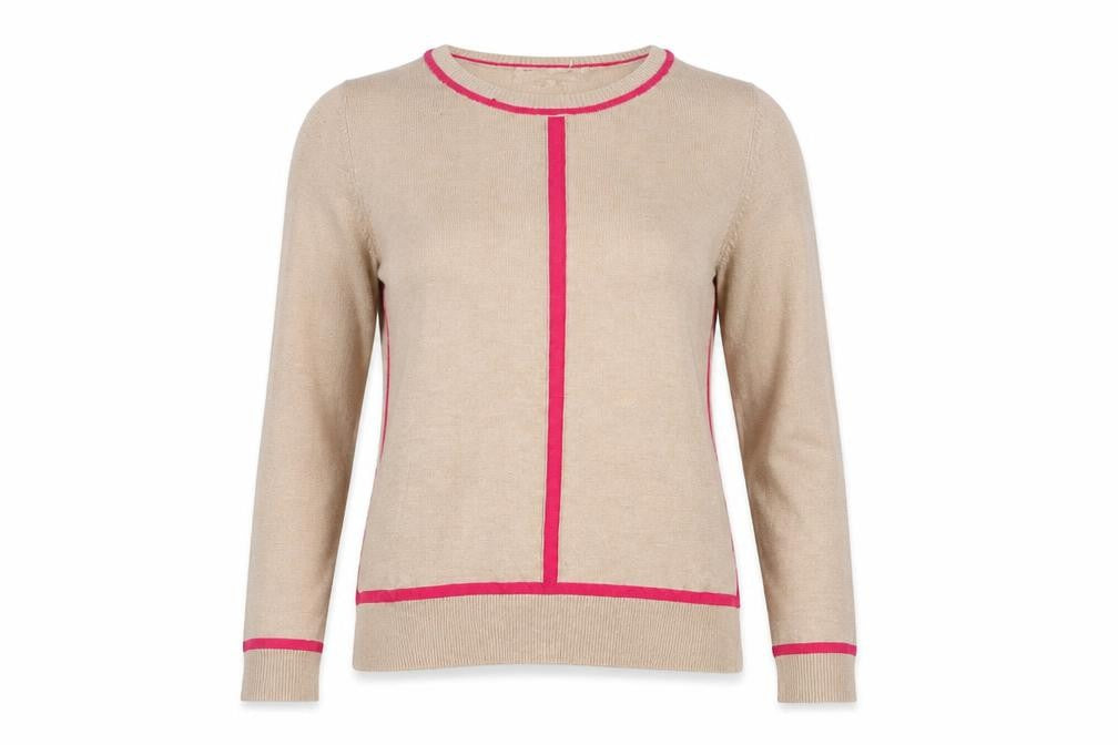 Next Women's Beige Round Neck Jumper Size 8